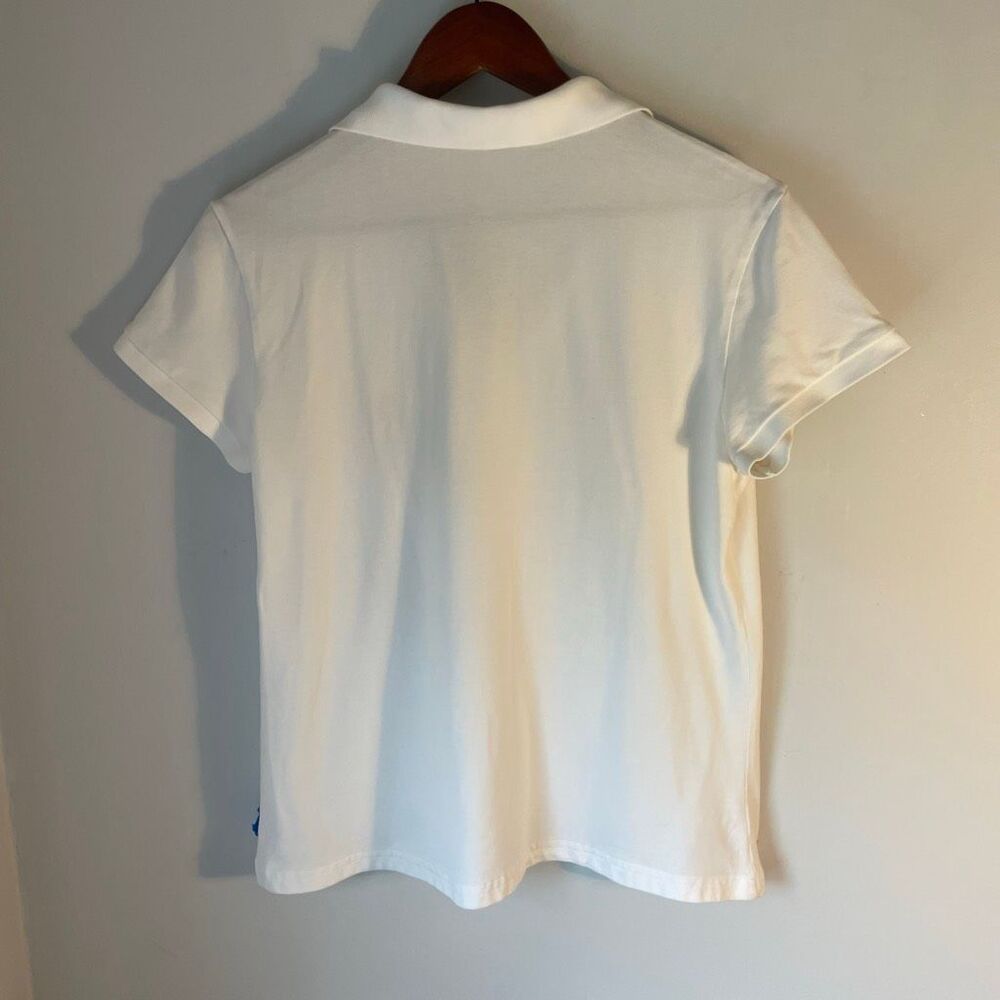Lilly Pulitzer Polo Island Po with TransDRY. White Pink. L - Picture 9 of 10